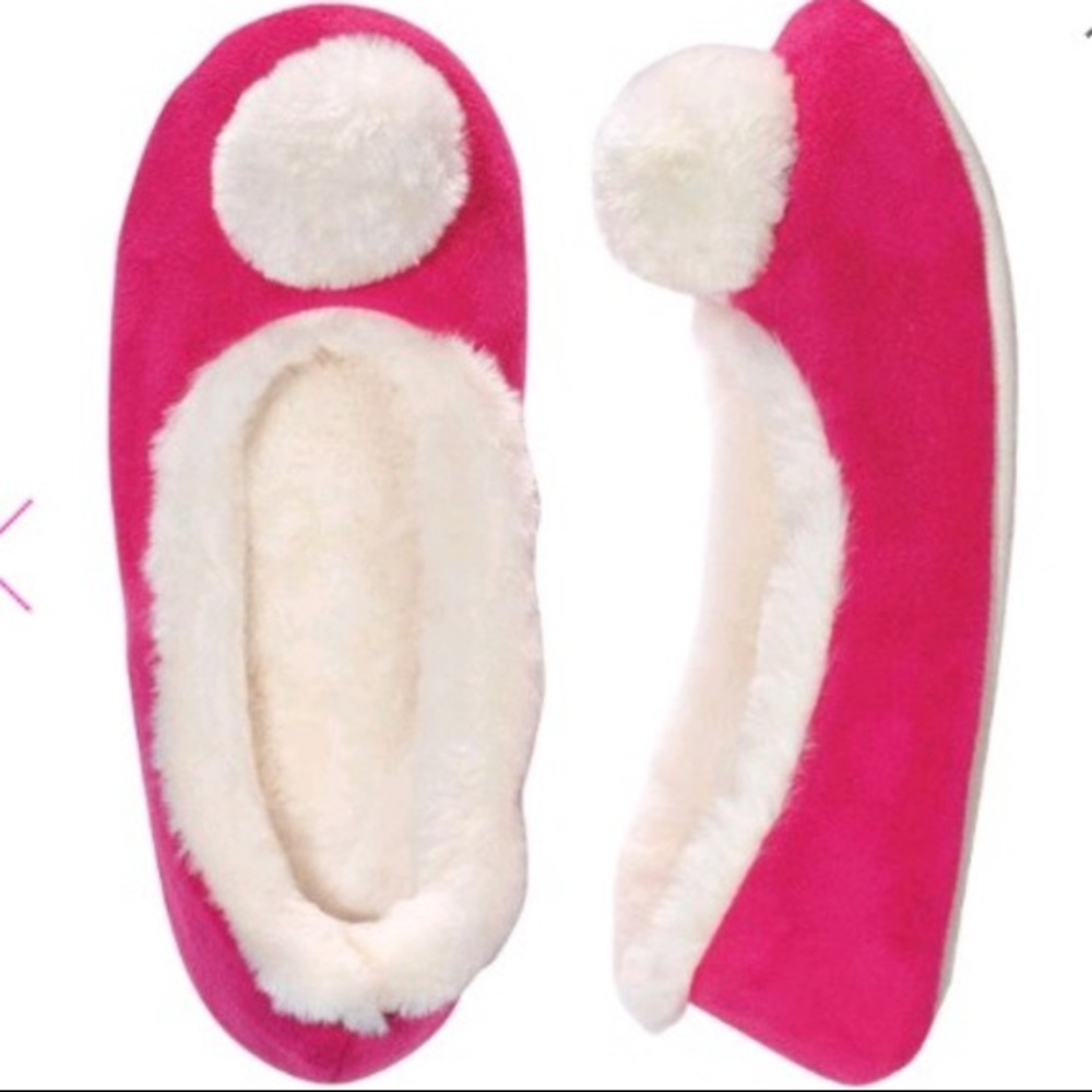 Joyful Beautiful Pink Pom-Pom Slippers